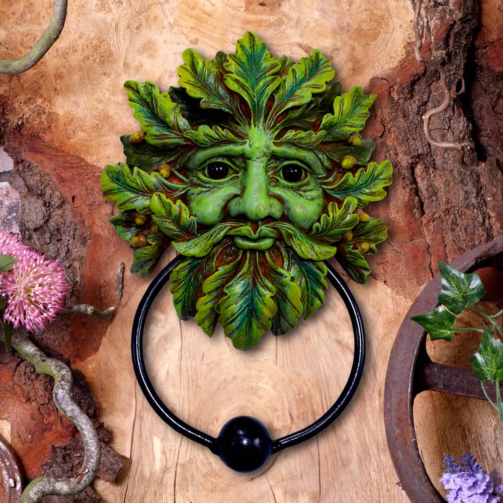 Tree Spirit Green Man Door Knocker: 1 - Door Knockers By Gift Moments