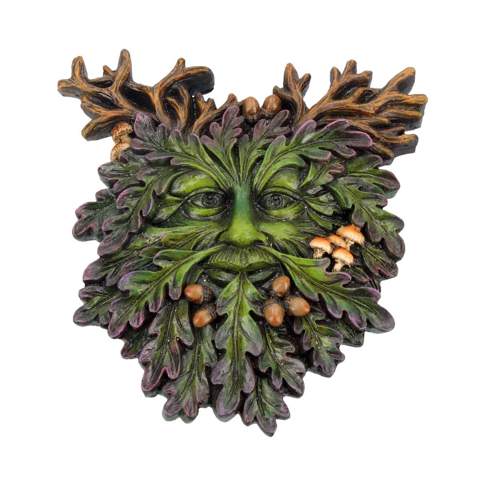 Tree Spirit Plaque Autumn’s Reflection 15.5cm: 2 - Wall Hanging Sculptures By NN Designs