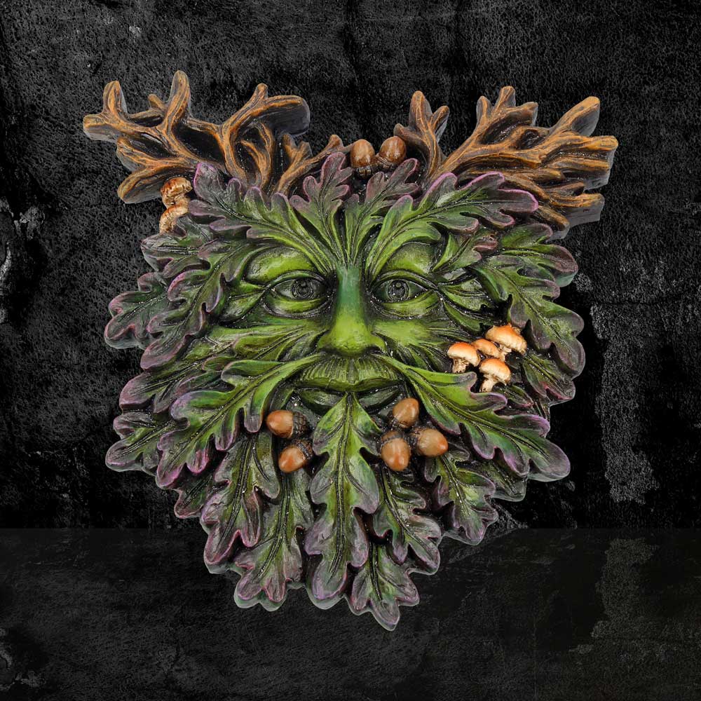 Tree Spirit Plaque Autumn’s Reflection 15.5cm: 1 - Wall Hanging Sculptures By NN Designs