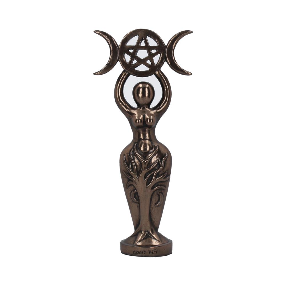 Triple Goddess Figurine Bronzed Wiccan Idol Ornament: 2 - Figures & Collectables By Gift Moments