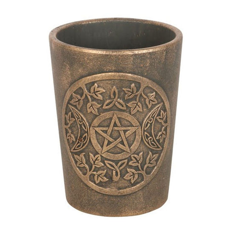 Triple Moon Bronze Terracotta Plant Pot by Lisa Parker: 3 - Pots & Planters By Gift Moments