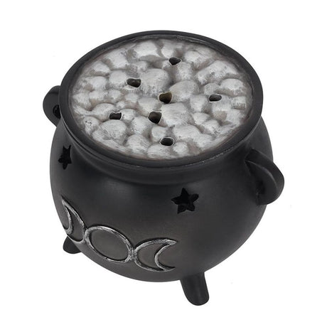Triple Moon Cauldron Incense Cone Holder: 3 - Incense Holders By Gift Moments