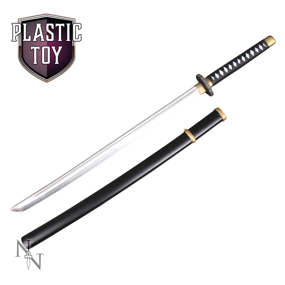Black and White Handled Katana 99cm - Shop Toys At Gift Moments - 1