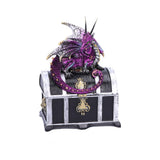 Reptilian Riches Dragon Sitting on a Treasure Chest Storage Box - Shop Boxes At Gift Moments - 1