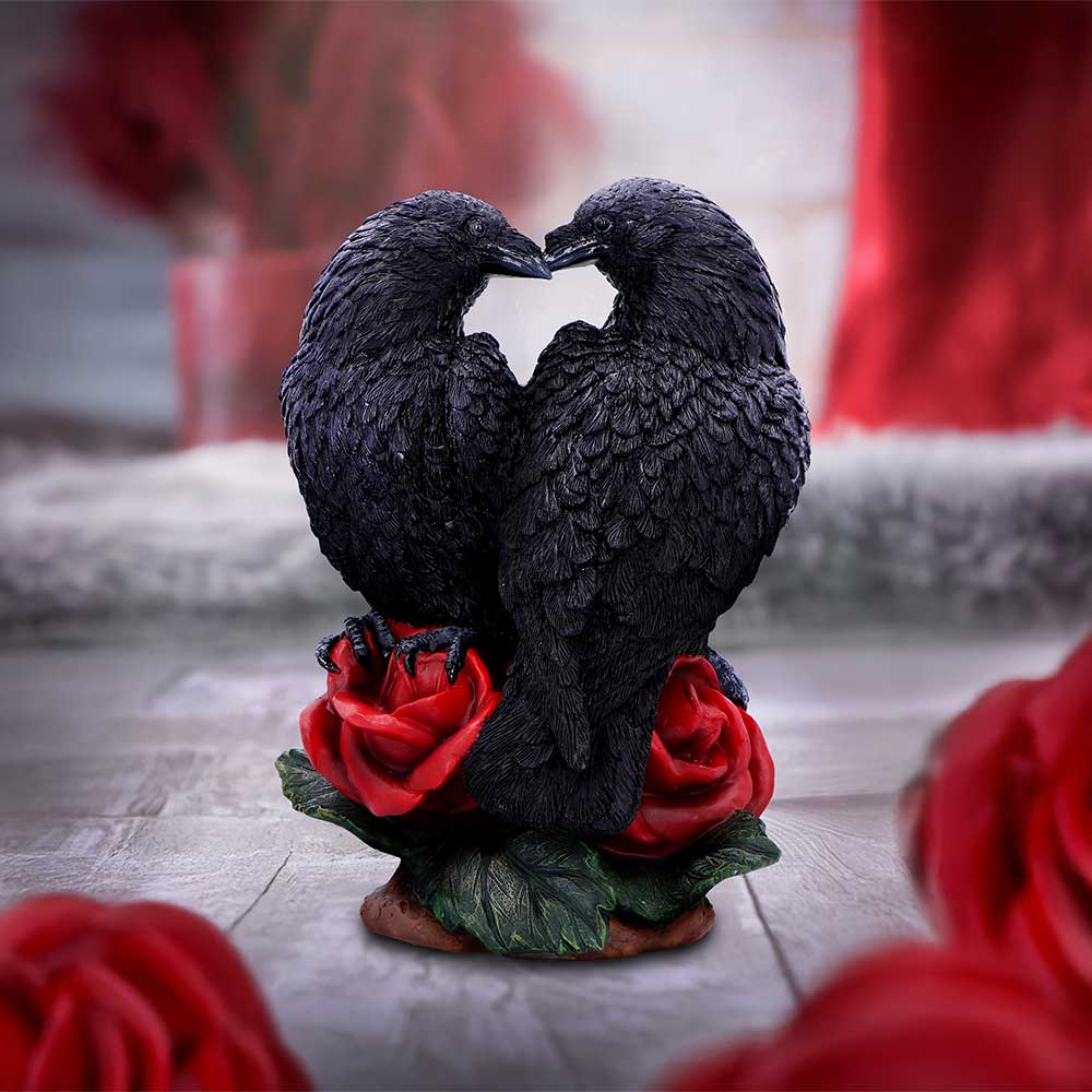 Raven Romance Decorative Resin Figurine - Shop Figurines Medium (15-29cm) At Gift Moments - 1