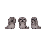 Three Wise Seals Decorative Resin Figurine Set