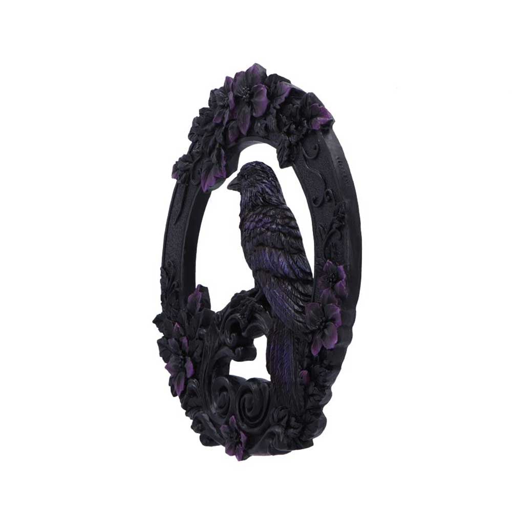 Watcher of the Veil Raven Wall Hanger - Shop Wall Hanging Sculptures At Gift Moments - 3