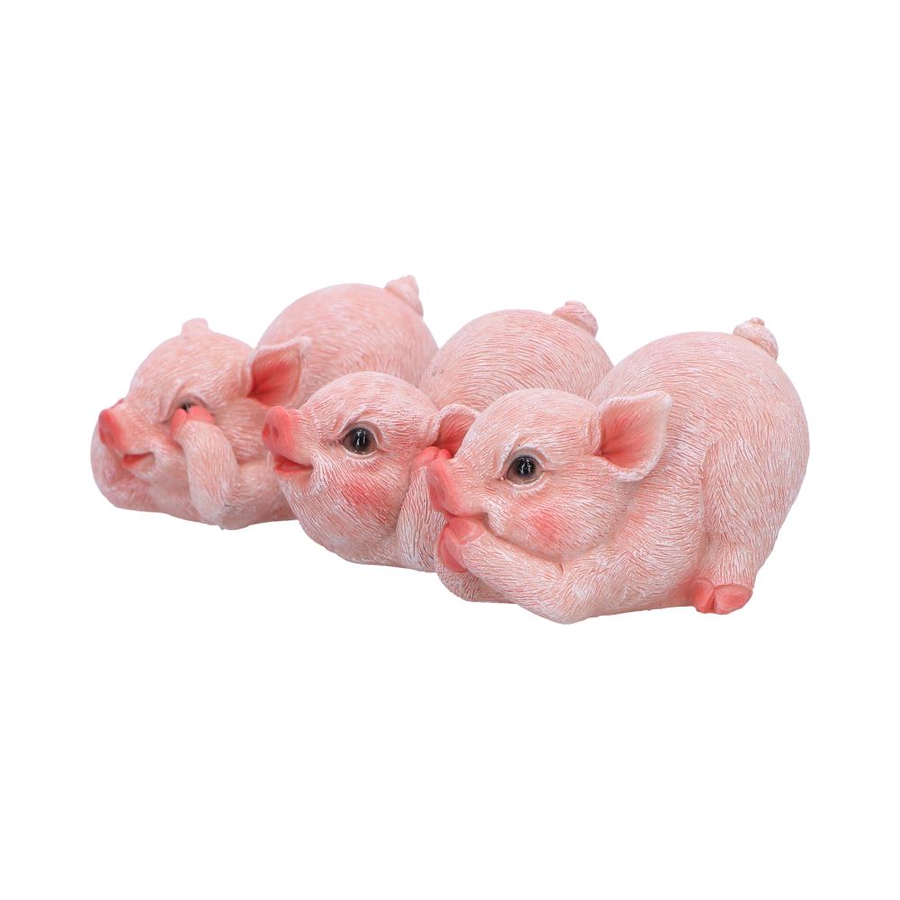 Three Wise Playful Pigs 5.2cm - Shop Figurines Small (Under 15cm) At Gift Moments - 3