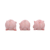 Three Wise Playful Pigs 5.2cm