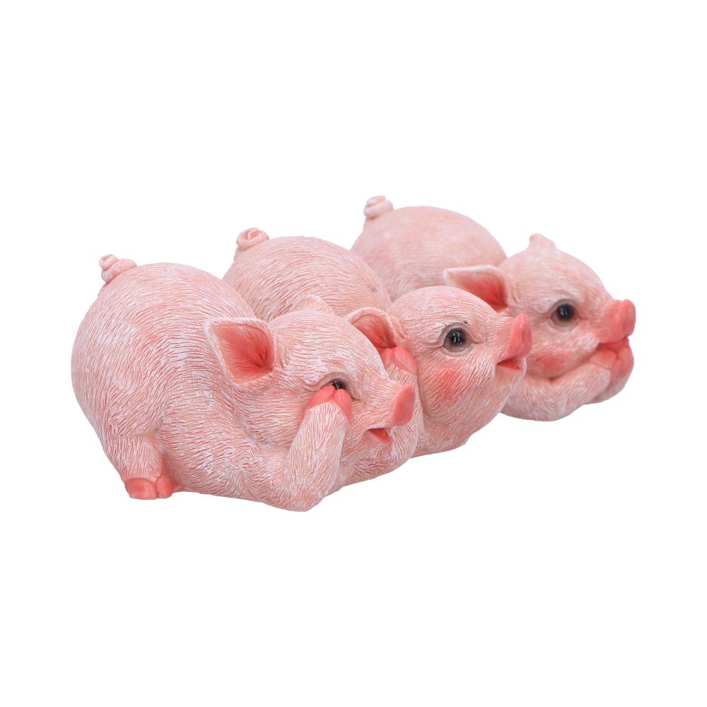 Three Wise Playful Pigs 5.2cm - Shop Figurines Small (Under 15cm) At Gift Moments - 5