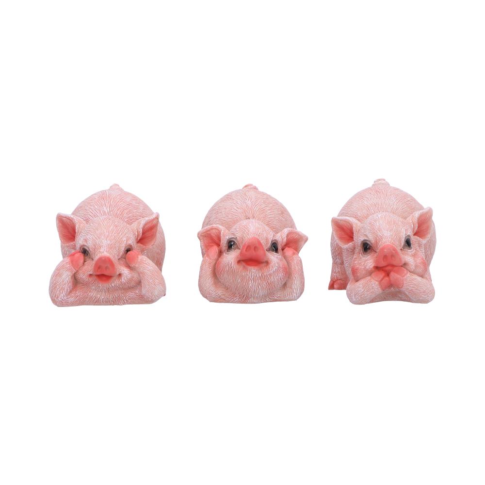 Three Wise Playful Pigs 5.2cm - Shop Figurines Small (Under 15cm) At Gift Moments - 2