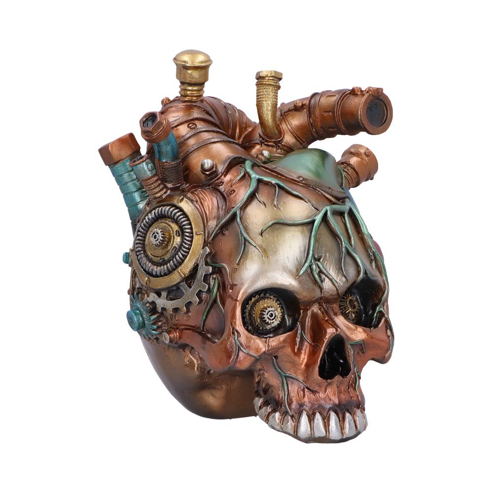 Cardiac Cranium Steampunk Skull 17.5cm