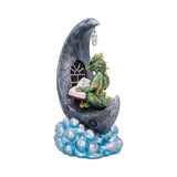 Moonbound Scholar LED Dragon Figurine 21.2cm
