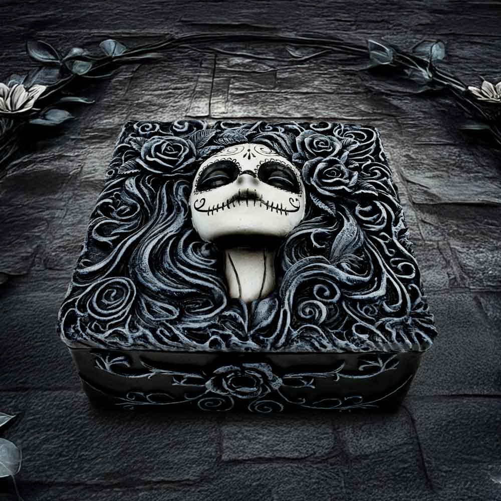 Flor de Muerte Trinket Box 6.3cm