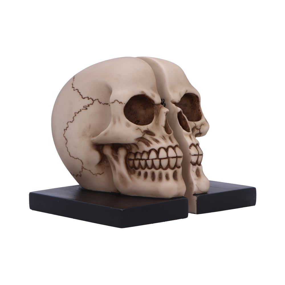 Final Chapter Skull Bookends 13.5cm
