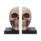 Final Chapter Skull Bookends 13.5cm