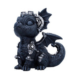 Coglet Black Steampunk Dragon 17.7cm - Shop Figurines Medium (15-29cm) At Gift Moments - 3