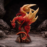 Vermilion Inferno Dragon Figurine 22.5cm - Shop Figurines Medium (15-29cm) At Gift Moments - 1