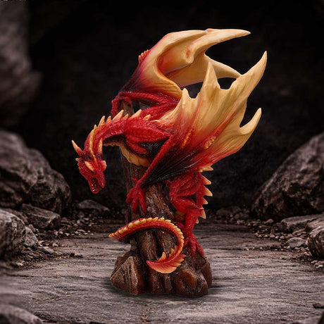 Vermilion Inferno Dragon Figurine 22.5cm - Shop Figurines Medium (15-29cm) At Gift Moments - 1