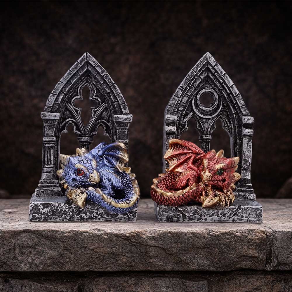 Gate Keepers Dragon Figurien Set of 2 10.2cm - Shop Figurines Small (Under 15cm) At Gift Moments - 1