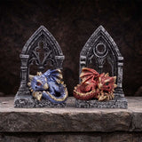 Gate Keepers Dragon Figurien Set of 2 10.2cm - Shop Figurines Small (Under 15cm) At Gift Moments - 1