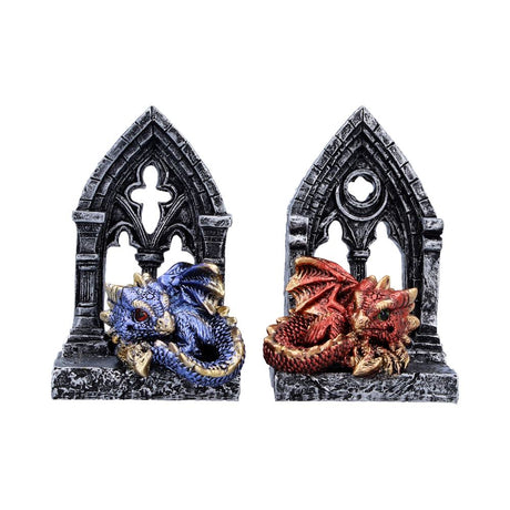 Gate Keepers Dragon Figurien Set of 2 10.2cm - Shop Figurines Small (Under 15cm) At Gift Moments - 2