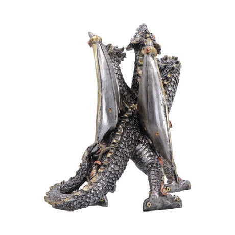 Three Headed Steampunk Dragon 23cm - Shop Figurines Medium (15-29cm) At Gift Moments - 4