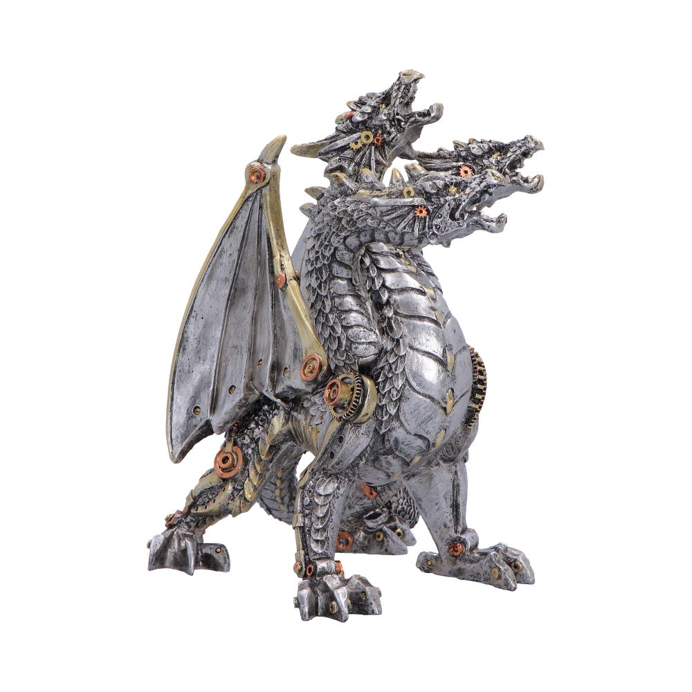 Three Headed Steampunk Dragon 23cm - Shop Figurines Medium (15-29cm) At Gift Moments - 5