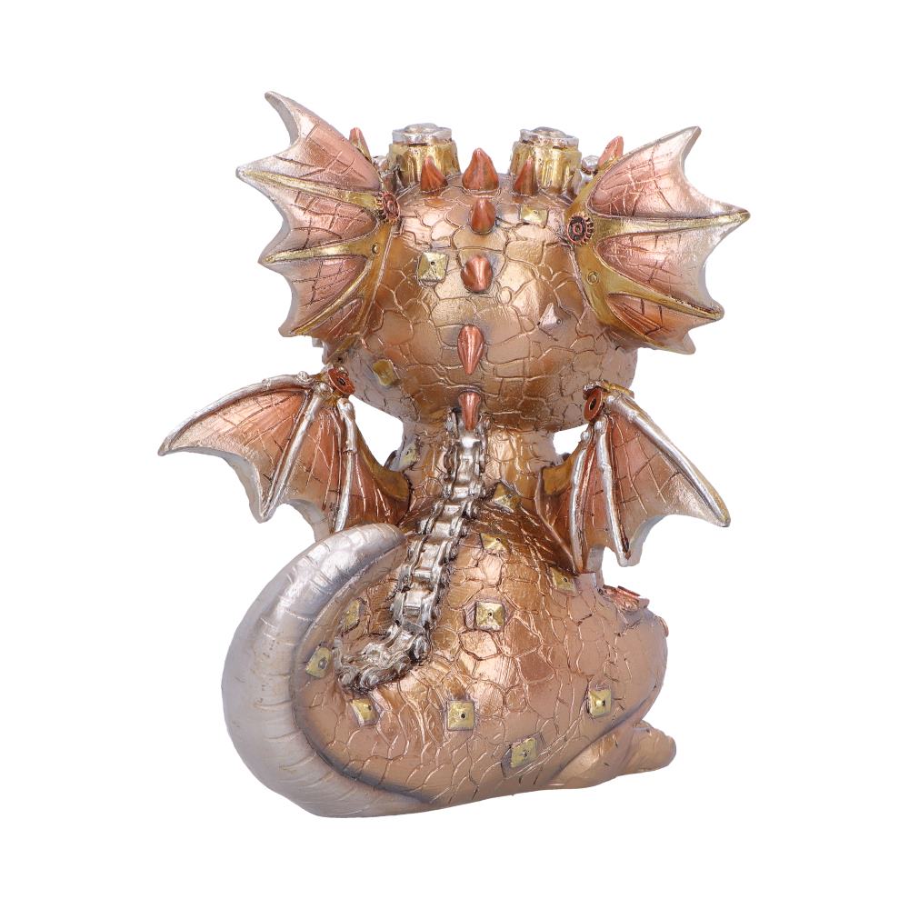 Coglet Gold Steampunk Dragon 17.5cm - Shop Figurines Medium (15-29cm) At Gift Moments - 4