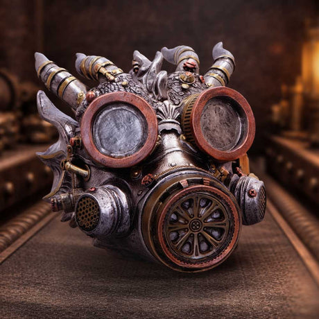 Steampunk Masked Sentinel 14cm - Shop Figurines Medium (15-29cm) At Gift Moments - 1