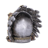 Steampunk Feather Skull 15.7cm - Shop Figurines Medium (15-29cm) At Gift Moments - 4