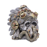 Steampunk Feather Skull 15.7cm - Shop Figurines Medium (15-29cm) At Gift Moments - 2