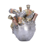 Cardiac Cranium Steampunk Silver Skull 17.5cm - Shop Figurines Medium (15-29cm) At Gift Moments - 4