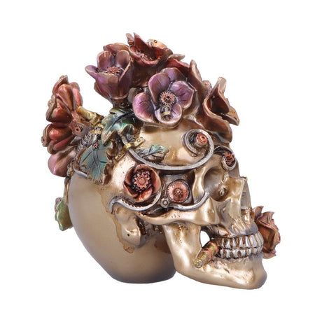 Clockwork Bloom Steampunk Skull 16cm - Shop Figurines Medium (15-29cm) At Gift Moments - 5