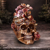 Clockwork Bloom Steampunk Skull 16cm - Shop Figurines Medium (15-29cm) At Gift Moments - 1
