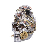 Clockwork Bloom Steampunk Skull 16cm - Shop Figurines Medium (15-29cm) At Gift Moments - 3