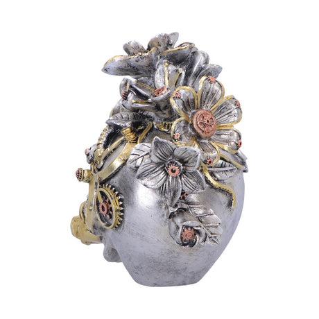 Clockwork Bloom Steampunk Skull 16cm - Shop Figurines Medium (15-29cm) At Gift Moments - 4