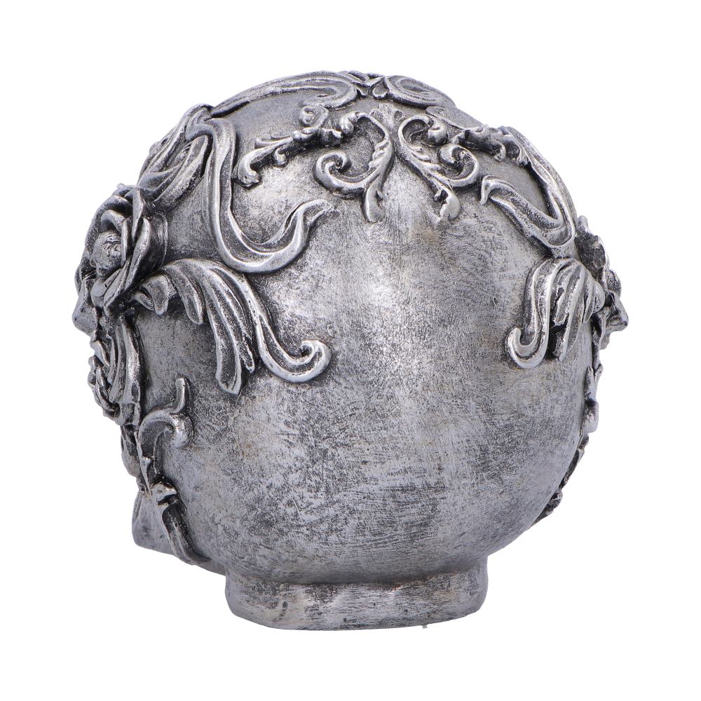 Gilded Memento Gothic Skull Figurine 12.2cm - Shop Figurines Medium (15-29cm) At Gift Moments - 4