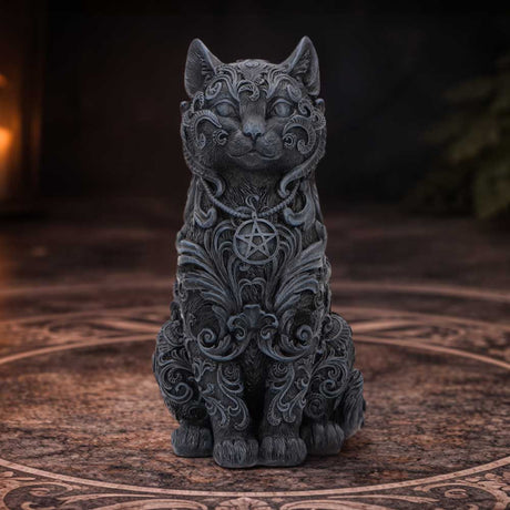 Hexbound Fmailiar Black Cat Figurine 23cm - Shop Figurines Medium (15-29cm) At Gift Moments - 1