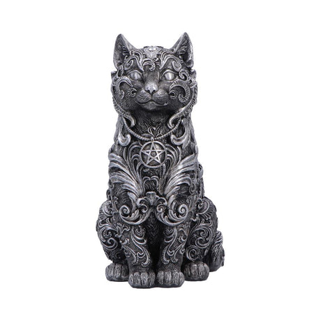 Hexbound Familiar Silver Cat Figurine 23cm - Shop Figurines Medium (15-29cm) At Gift Moments - 2