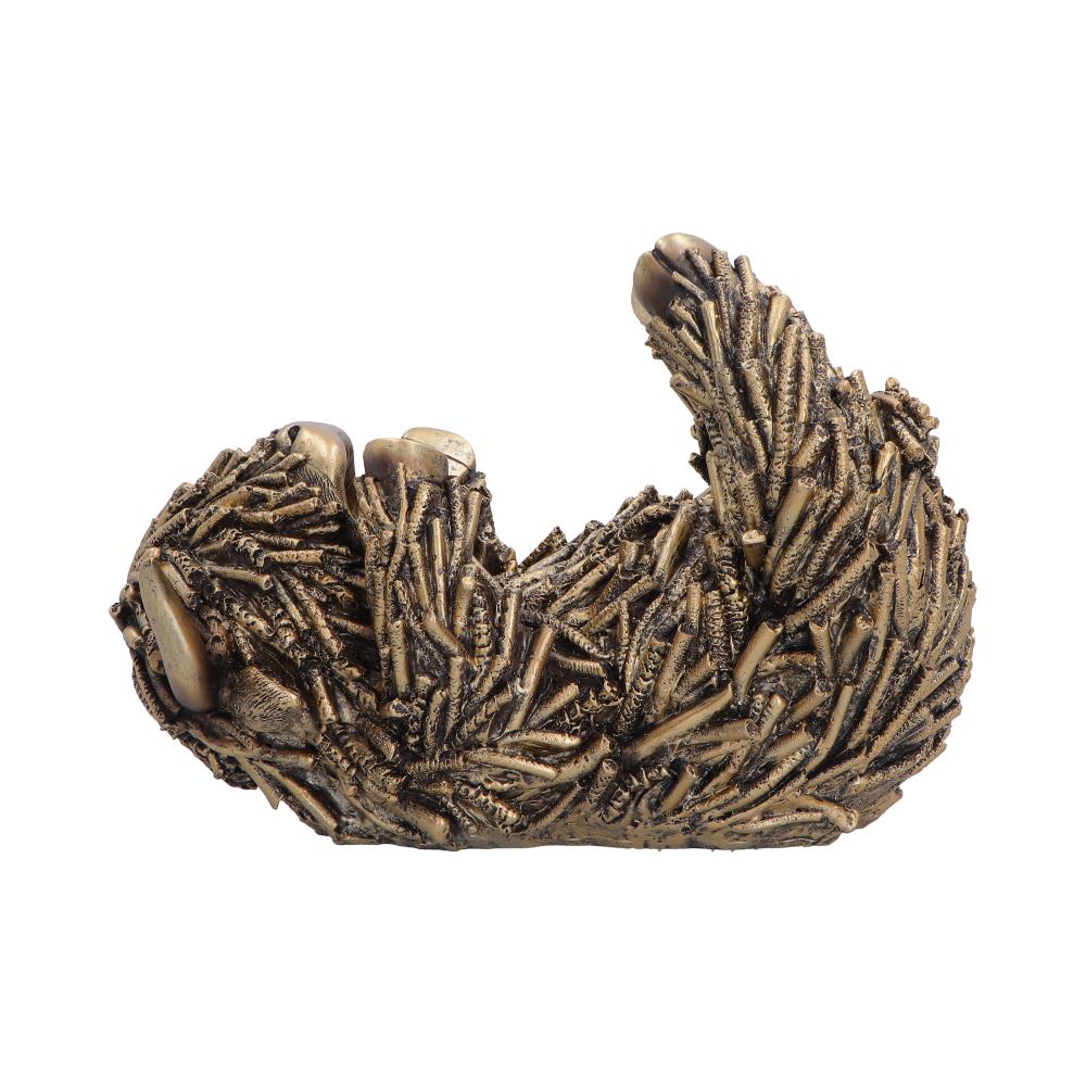Gold Highland Cow Wine Holder 17.8cm - Shop Guzzlers & Wine Bottle Holders At Gift Moments - 2