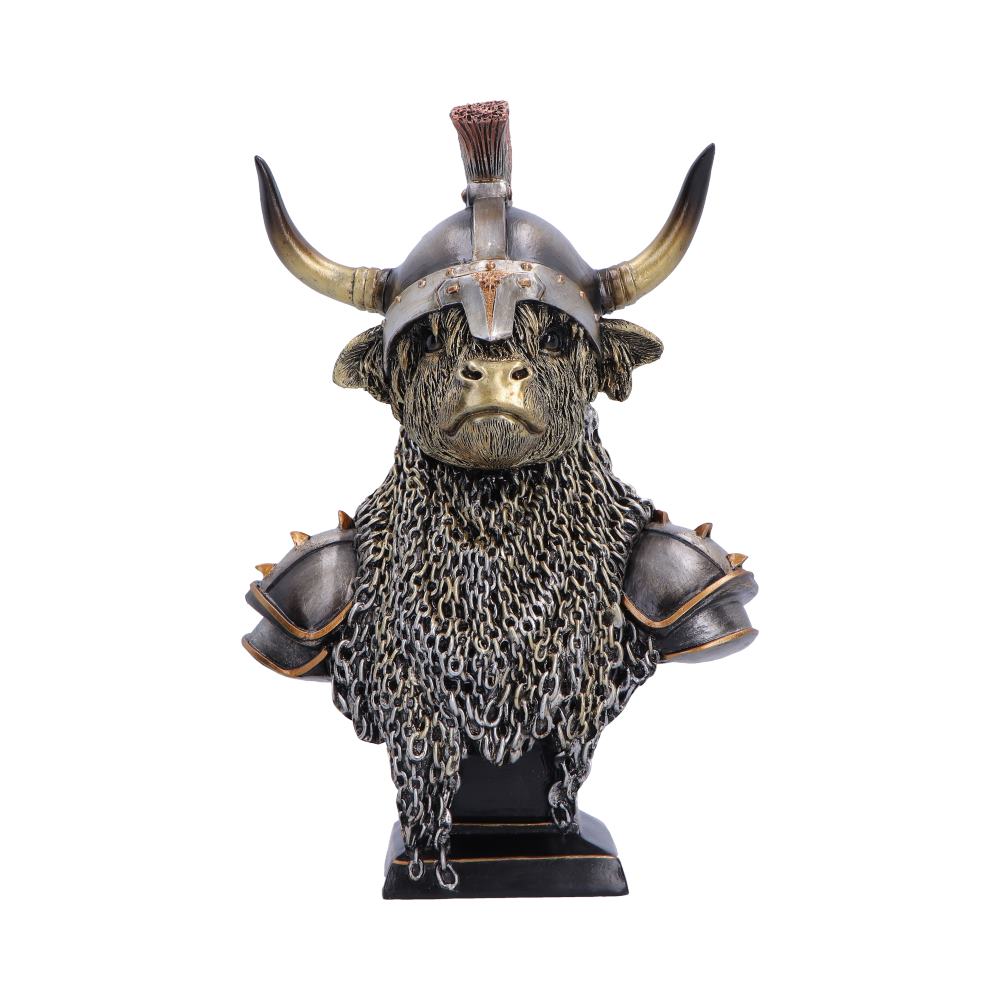 Gold Highland Cow Guard 26.7cm - Shop Figurines Medium (15-29cm) At Gift Moments - 2