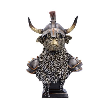 Gold Highland Cow Guard 26.7cm - Shop Figurines Medium (15-29cm) At Gift Moments - 2