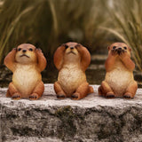 Set of Three Wise Otter figurines 8cm - Shop Figurines Small (Under 15cm) At Gift Moments - 1