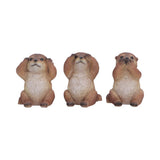 Set of Three Wise Otter figurines 8cm - Shop Figurines Small (Under 15cm) At Gift Moments - 2