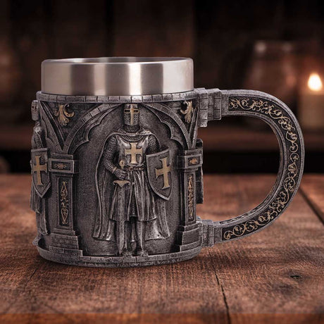 Silver Knight Tankard 11.3cm - Shop Tankards At Gift Moments - 1