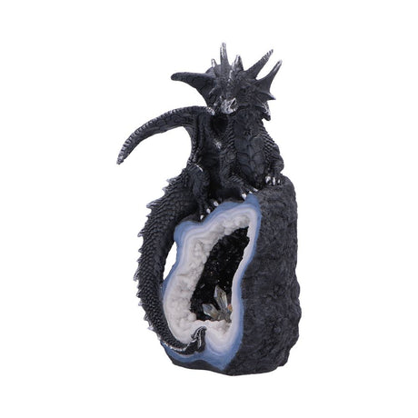 Black Dragon on Geode Figurine 20.8cm - Shop Figurines Medium (15-29cm) At Gift Moments - 3