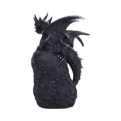 Black Dragon on Geode Figurine 20.8cm - Shop Figurines Medium (15-29cm) At Gift Moments - 4