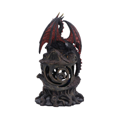 Light-up Red and Black Dragon Hollow Figurine 23.5cm - Shop Figurines Medium (15-29cm) At Gift Moments - 4