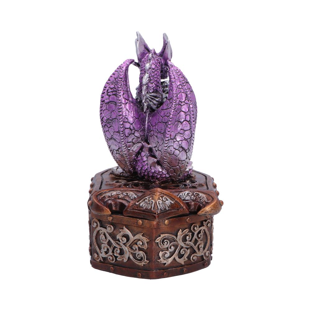 Purple Dragon on Shield Box 13.8cm - Shop Boxes At Gift Moments - 4